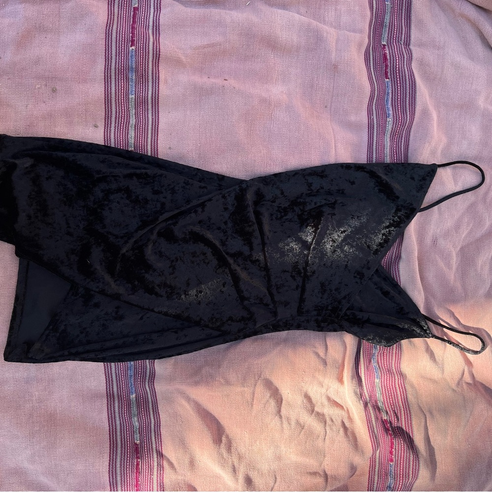 Joe Fresh Black Velvet Chemise